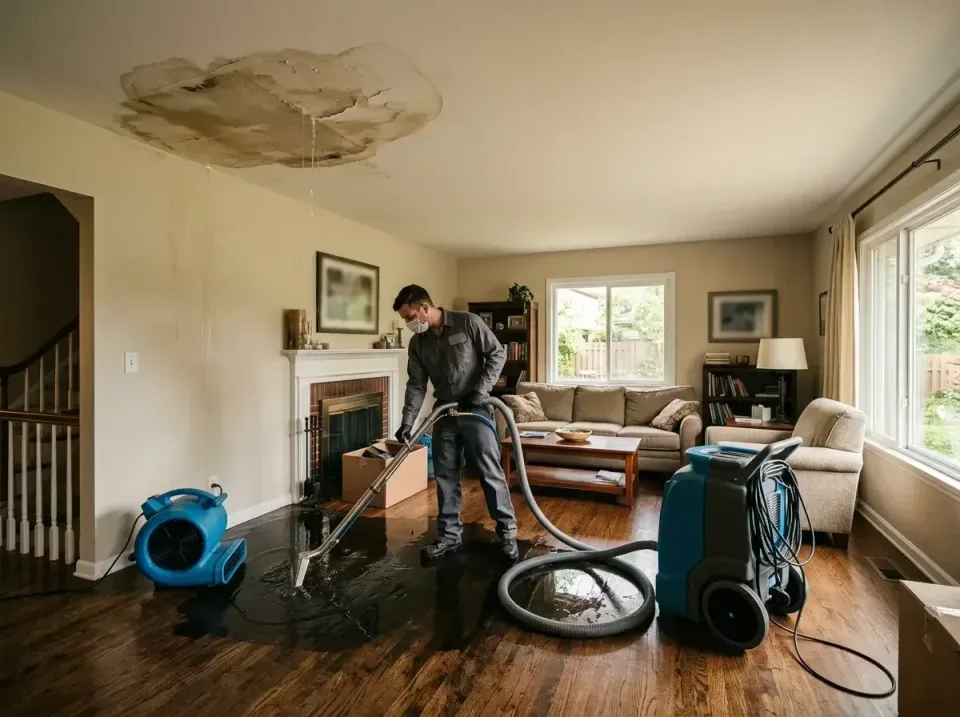 attic-pipe-burst-ceiling-drip-008 — frequently asked questions, Water Damage Restoration & Carpet Care in Kenner, LA
